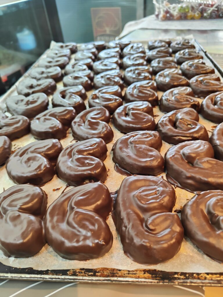 palmeras de chocolate